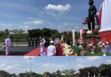 ปทุมธานี น้อมรำลึกถึง”สมเด็จย่า”ผบ.ตร.นำสักการะพระราชานุสาวรีย์สมเด็จพระศรีนครินทราบรมราชชนนี 125 ปี วันคล้ายวันพระราชสมภพ ตชด.สานต่อพระปณิธานพัฒนา รร.ตชด.