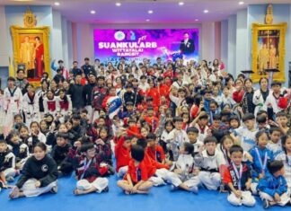 ปทุมธานี โค้ชแม็ก ชัชวาล นำทัพศิษย์เก่า สวนกุหลาบ รังสิต จัดเทควันโดชิงแชมป์ครั้งแรกมุ่งสร้างแรงบันดาลใจเยาวชน