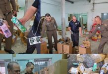 ตำรวจสอบสวนกลาง (CIB) ทลายโกดังเครื่องสำอางปลอมยึดแชมพู-เครื่องสำอางปลอมแบรนด์ดัง กว่า 1 แสนชิ้น มูลค่ากว่า 10 ล้านบาท